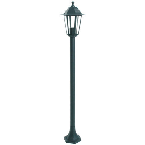Potelet Lumineux Extérieur 60W max E27 Fonte Noir LOAN