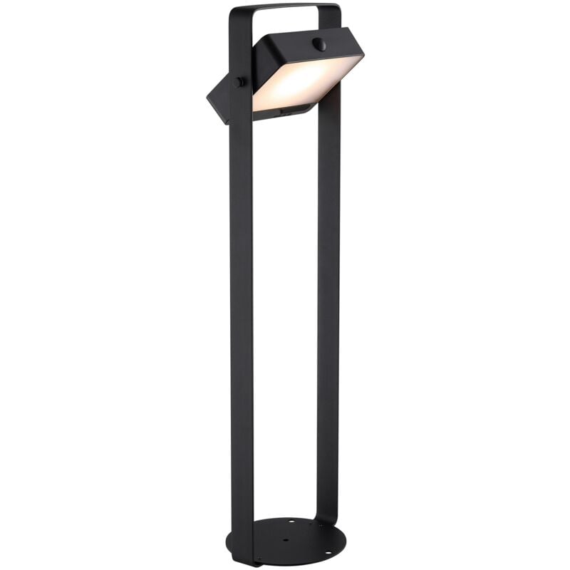 Potelet saulio Solar Aluminium Noir, H.60 IP44 SolarLed / Nordlux Extérieur