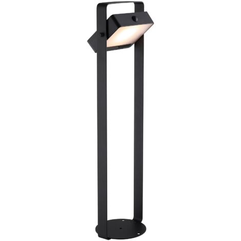 Potelet SAULIO Solar Aluminium Noir, H.60  IP44  SolarLed /Nordlux  Extérieur