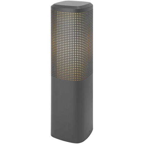 Potelet Sidara 45 Aluminium Seaside anthracite , H. 45 - IP54 - E27 / Nordlux Extérieur