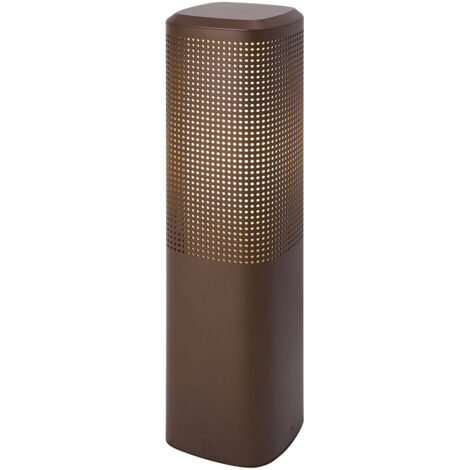 Potelet Sidara 45 Aluminium Seaside marron metallise , H. 45 - IP54 - E27 / Nordlux Extérieur