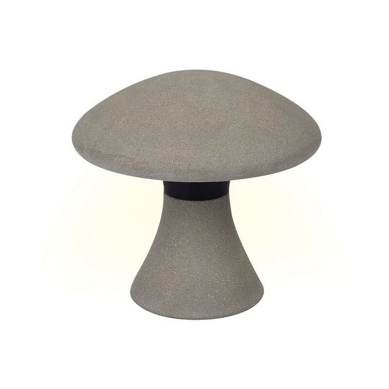 Inspired Mantra Taos Petite Borne Champignon, led 6.5W, 3000K, 490lm, IP65, Ciment Gris Foncé, Garantie 3 ans