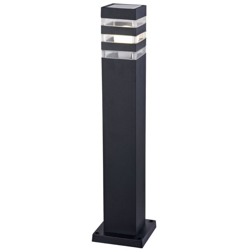 Unter den Linden Borne d'éclairage extérieure Unter Den Linden noire, 1 lumière IP54, E27