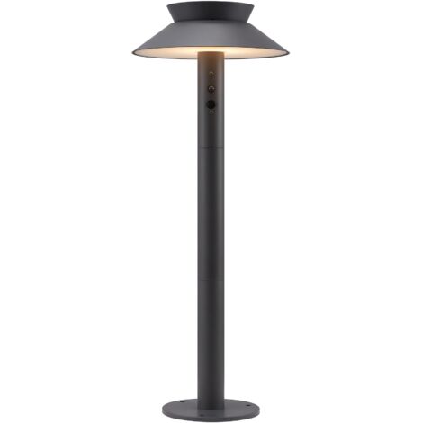 PoteletASL JUSTINA Solar Métal Anthracite, H.60 - IP44 - SolarLed /Nordlux Extérieur
