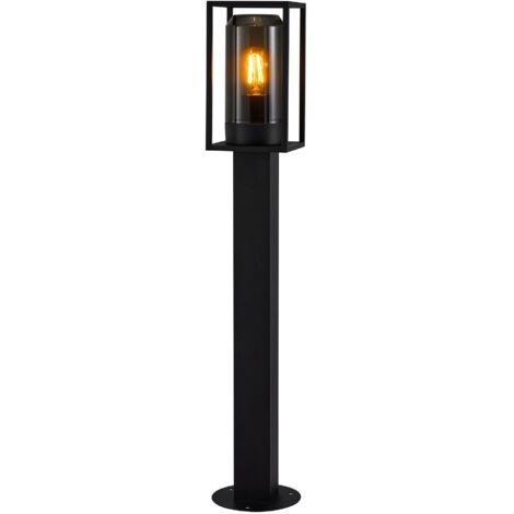 PoteletSSL GRIFFIN  Aluminium Smoked, H.80 - IP44 - E27 /Nordlux Extérieur