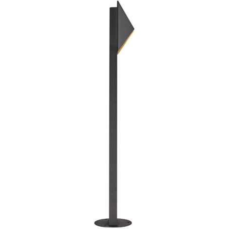 PoteletSSL PONTIO  Aluminium Noir, H.85 - IP54 - GU10 /Nordlux Extérieur