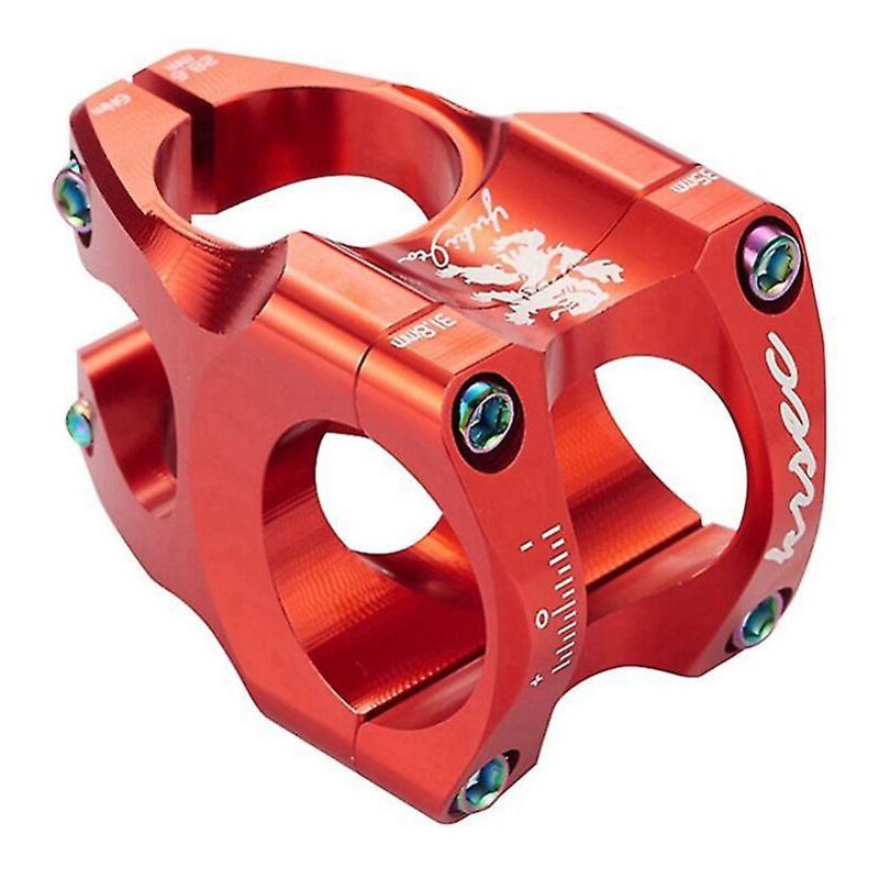 Fei Yu - Potence de vélo cnc 35 mm pour guidon de vélo ultraléger, rouge