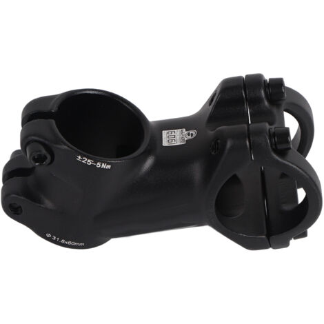 Potence De Vélo En Alliage 31.8 Mm – Courte Et Légère – Noire – Générique