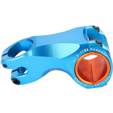 Potence de Vélo de Montagne - Tube en Alliage d'Aluminium à -17° - 31.8mm - Remplacement (Bleu)