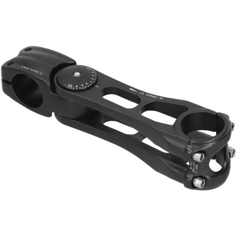 Potence de Vélo VTT en Aluminium, Réglable en Hauteur et Angle 31.8mm pour Guidon 145mm