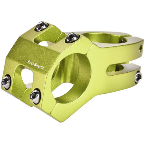 Potence fixe pour VTT en alliage d'aluminium 31,8mm - Accessoire vélo vert