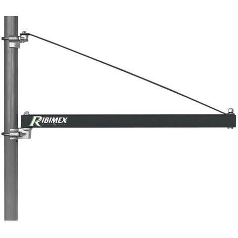 Potence pivotante Ribitech pour palan électrique 1,10m en acier laqué
