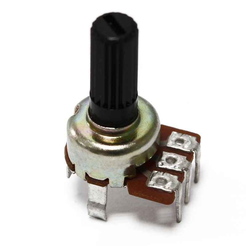 

Potenciómetro de repuesto con eje ranurado 10k 6mm para estaciones de soldadura de componentes - Aoyue