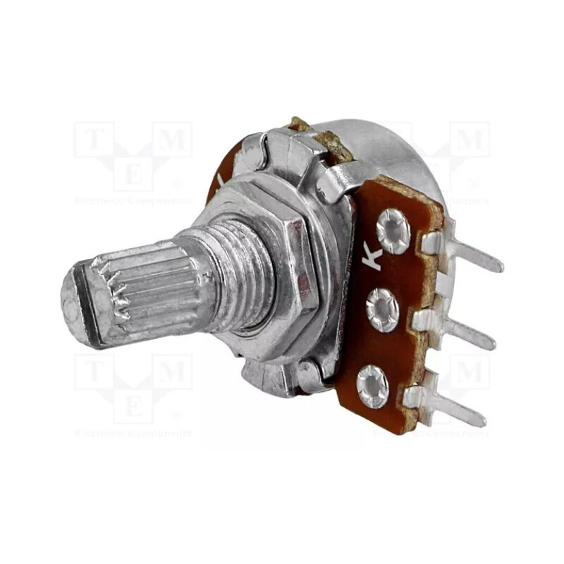 

POTENCIOMETRO 10K Lineal Eje Metal 6mm Corto