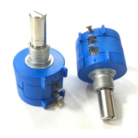 POTENCIOMETRO Multivueltas Precision 10K 2W 5% Eje Metal 6,35mm Lineal
