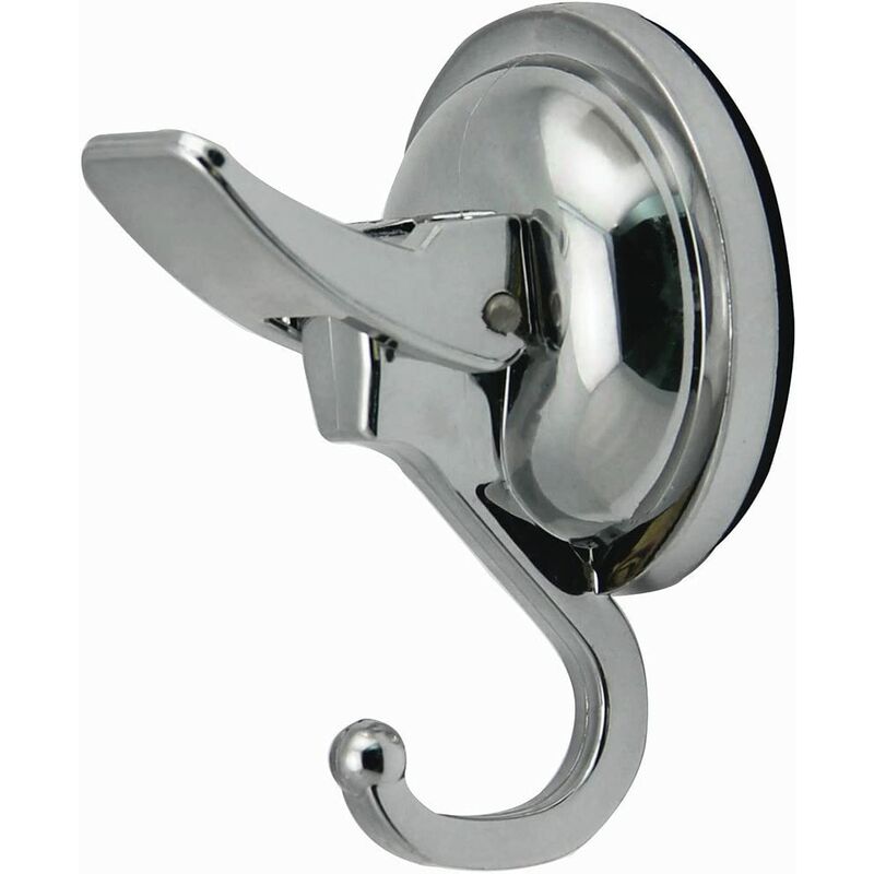 

Abcrital - Potente gancho de pared con ventosa de vacío para cocina, baño, ducha, abrigos, etc. que soporta hasta 6,8 kg (no apto para paredes