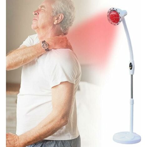 SENDERPICK Potente lámpara de calor infrarrojo para aliviar dolores musculares o resfriados Lámpara de infrarrojos Artritis Masaje Fisioterapia 275 W 220 V