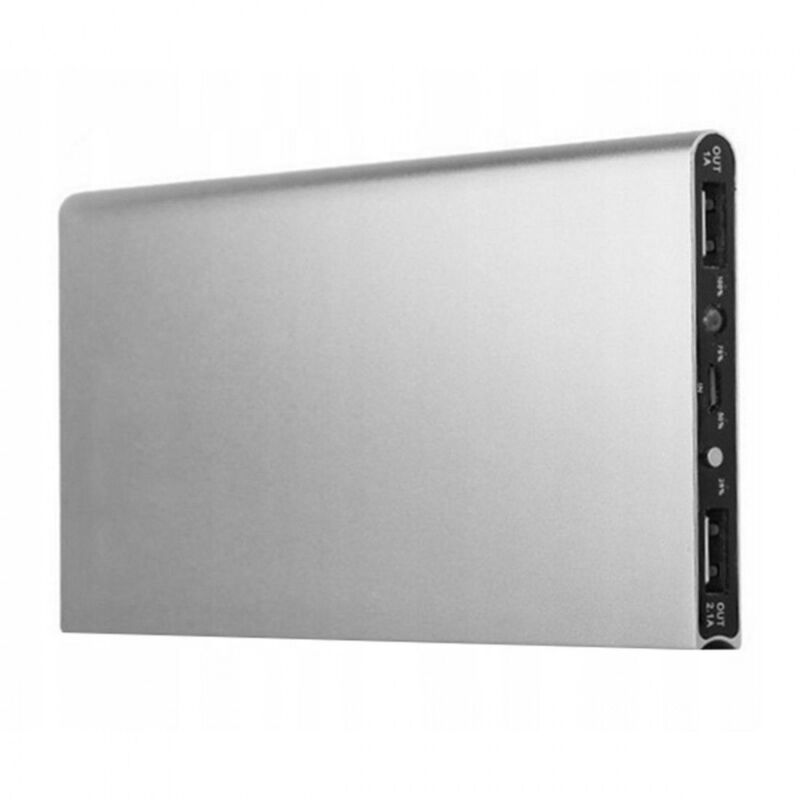Potente Powerbank, 20.000 mAh - Argento