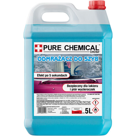 Potente sghiacciante - 40°C - 5L - Ecologico - Protegge le superfici - Profumo gradevole