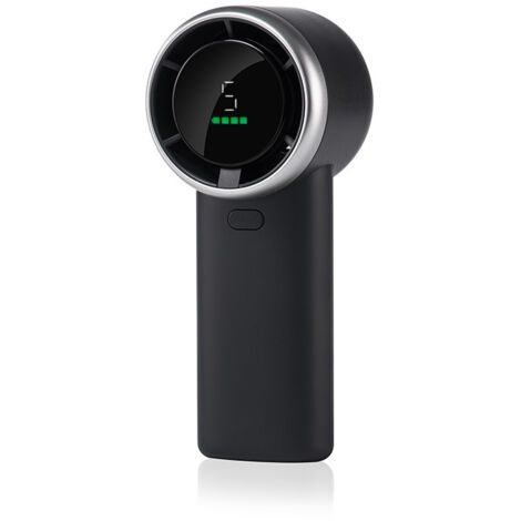 Potente ventilatore turbo portatile: raffreddamento istantaneo a 13500 giri/min, ricarica rapida tramite USB in 2 ore, mini ventilatore portatile a 5 velocità, display HD, ideale per viaggi, sport e s