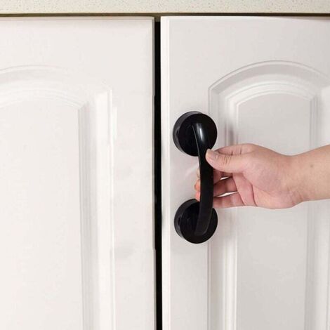 Potente ventosa para manija de puerta de espejo de vidrio, cajón de refrigerador, ventosa para baño, pasamanos para colgar en la pared, manija de ducha para bañera, manija de gabinete para cajón de co