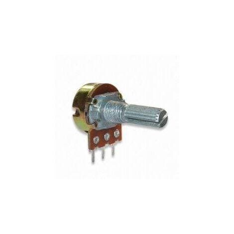 Potentiomètre 1k Logarithmique à arbre court en métal extrudé R16148-1a-2-a1k