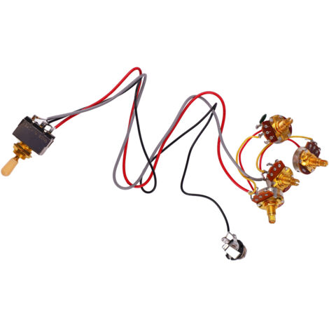 Potentiomètre de Guitare 18mm A500K B500K pour Réglage du Volume - Pièce de Remplacement pour Instrument