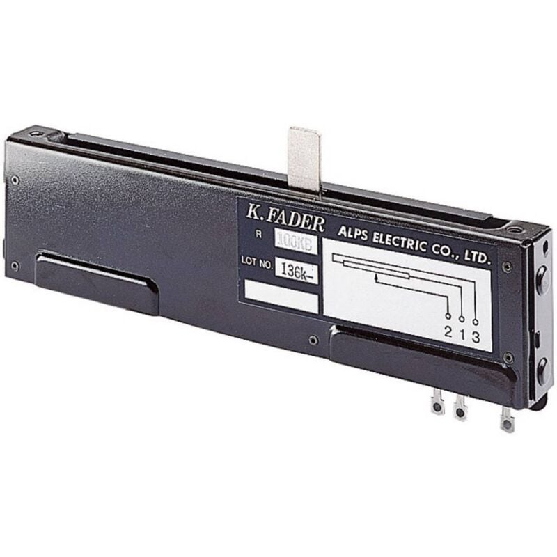 Alps - 192494 Potentiomètre de studio 10 kΩ mono 0.5 w linéaire 1 pc(s)