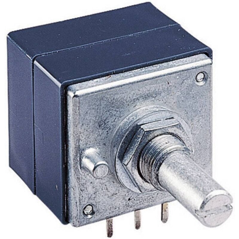 180761 RK27112 100K Potentiomètre rotatif étanche à la poussière stéréo 0.05 w 100 kΩ 1 pc(s) - Alps