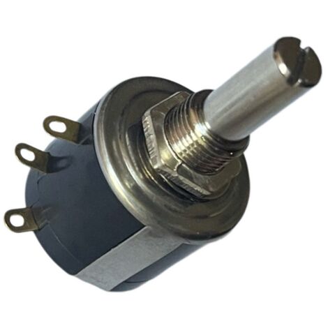 Potentiomètre Rotatif RS PRO, 10kO max, 3 tours , Montage sur douille ( Prix pour 1 )