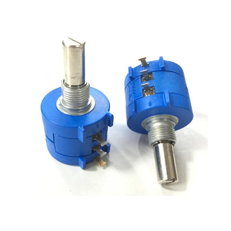 Potentiomètre multitour Précision 10k 2w 5% Axe métallique 6,35mm Linéaire 3590s-2-103l