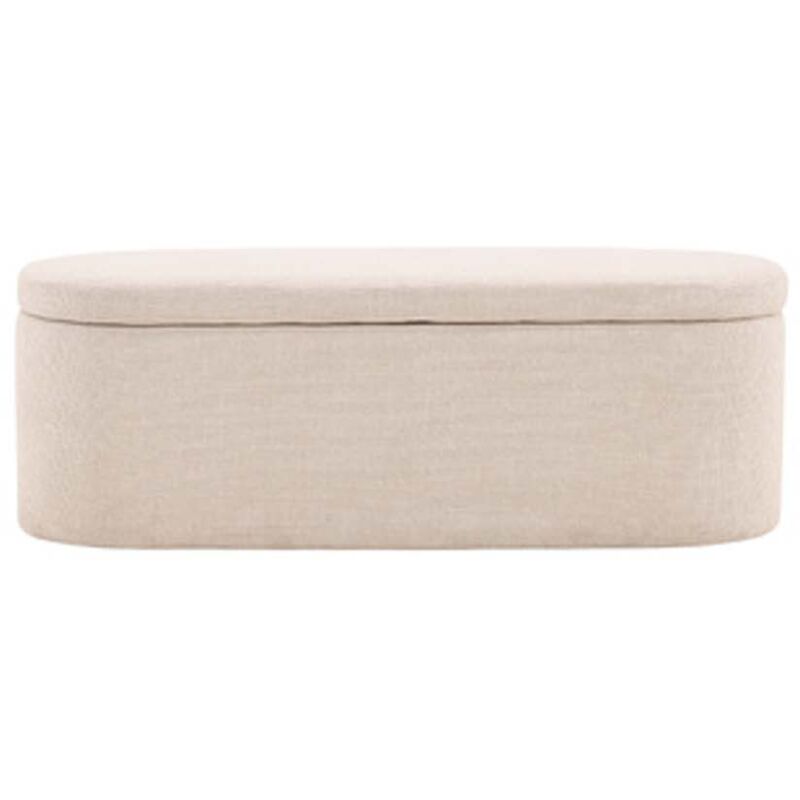 Potenza pouf avec rangement offwhite.