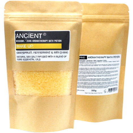 Potion de Bain Aromathérapie en Sachet Kraft 350g - Réveil- Vendu par 1