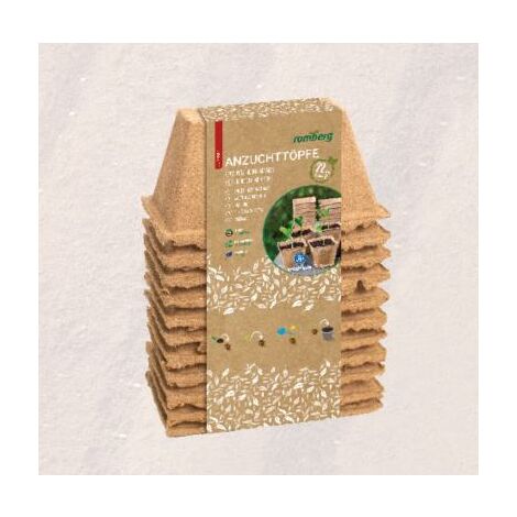 POTS BIODEGRADABLES - 6CM 22 PIECES - Divers