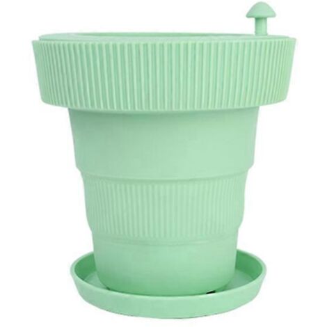 Pots de fleurs d'extérieur ou d'intérieur avec fonction d'arrosage automatique, verts--