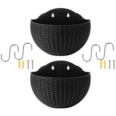 Pots de fleurs LED étanches pour extérieur, décoration lumineuse