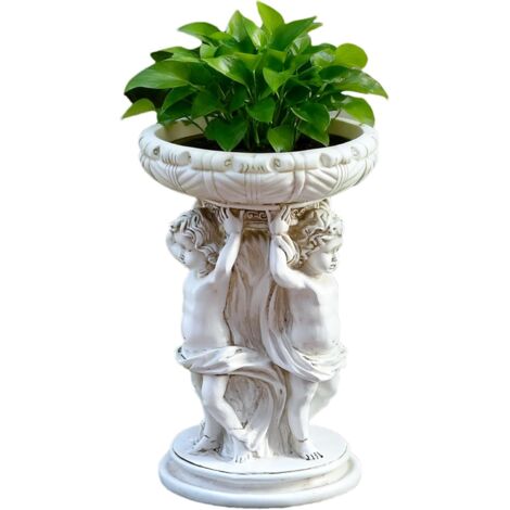 Pots De s - Jardinière Sculpture Rétro Ange Statue - Pots De Jardin