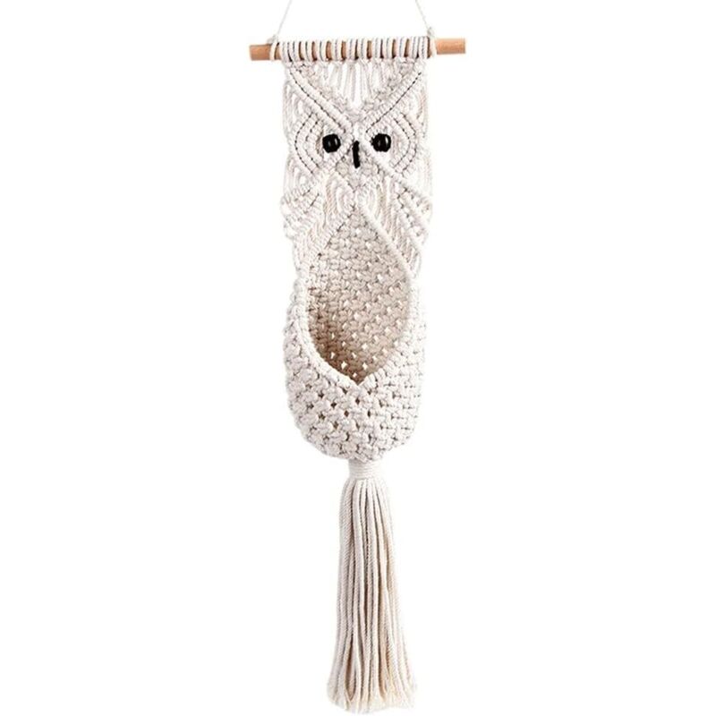 Potter de Fleur Panier Suspendu Plante Crochet, Pot à Fleurs Suspendu, décoration de la Maison Sac en Filet de Pot de Fleurs