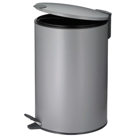 Poubelle 12 L Gris Clair - Mats - KELA