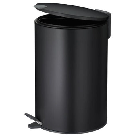 Poubelle 12 L Noire - Mats - Kela