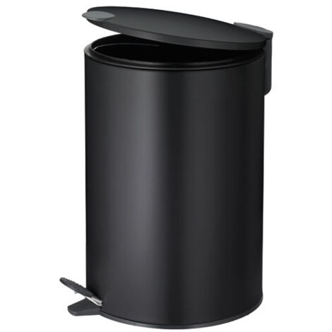 Poubelle 12 L Noire - Mats - KELA