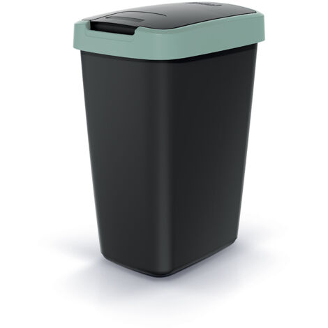 Poubelle 12L COMPACTA Q vert clair  Temps
