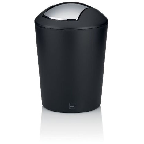 Poubelle 1,7 L Noire - Marta - KELA