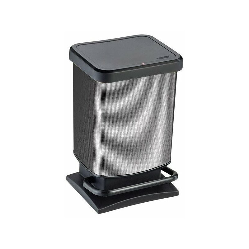 FP - Poubelle 20 litres decor carbone paso ref 7540008 - sundis