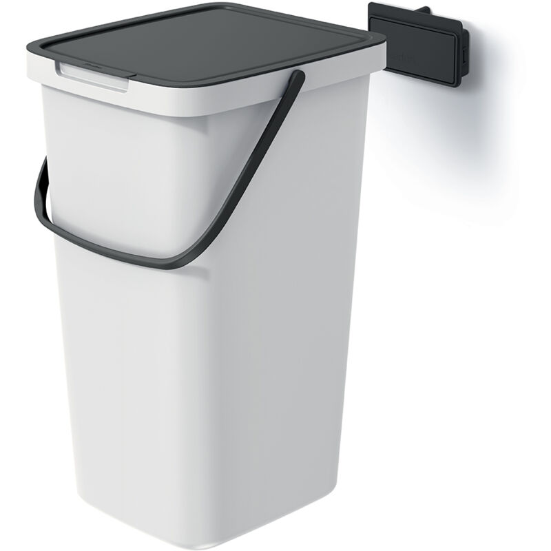 Poubelle 20L SYSTEMA Q COLLECT Gris