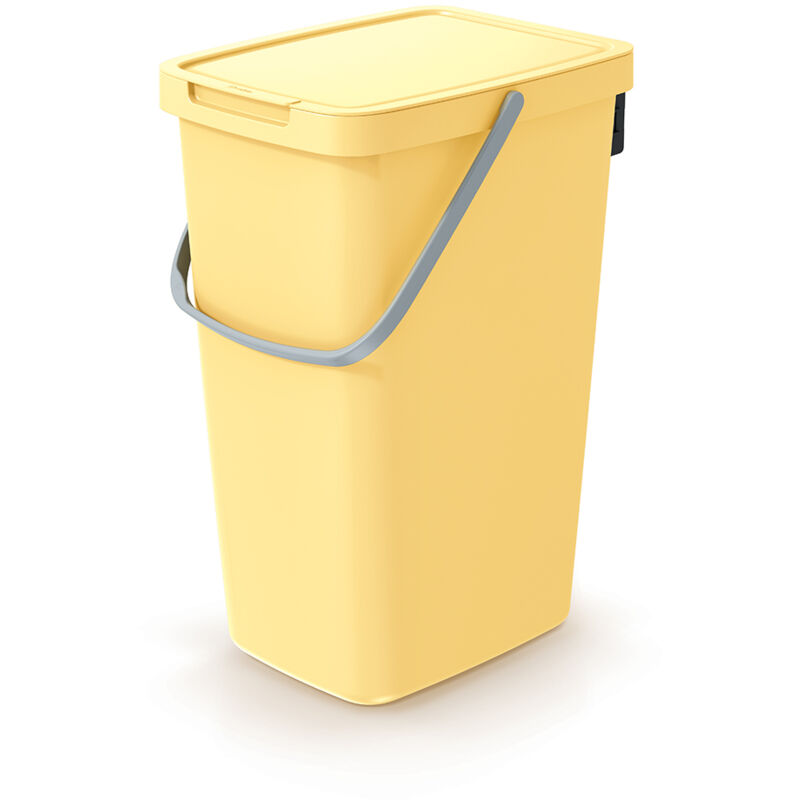 Poubelle 20L SYSTEMA Q COLLECT Jaune clair