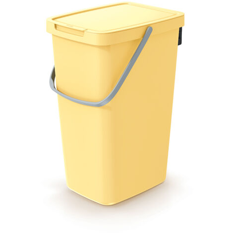 Poubelle 20L SYSTEMA Q COLLECT Jaune clair