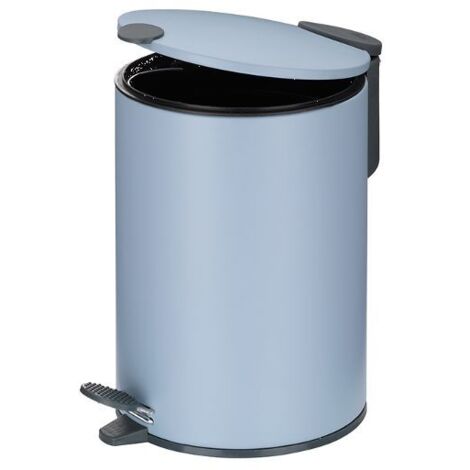 POUBELLE 3L MATS 23CM METALBLEU BROUILLARDN KELA - 23611