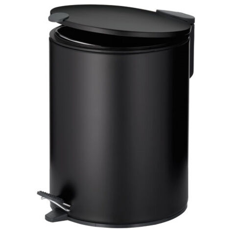 Poubelle 5 L Noire - Mats - KELA