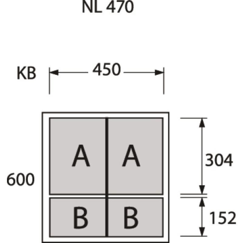 FP - Seau 17 litres pour poubelle de cuisine InnoTech Pull - hettich